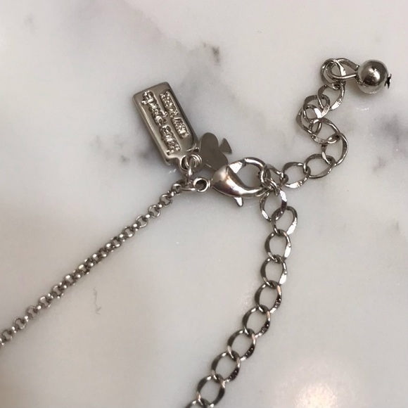 🆕🔥♠️KATE SPADE GORGEOUS FULL CIRCLE STERLING SILVER&CLEAR STUDS NECKLACE👀PICS - Picture 16 of 17